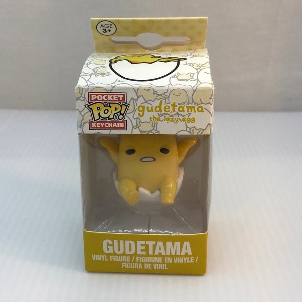 NWT Funko Pocket Pop Sanrio Gudetama Lazy Egg Figure Keychain